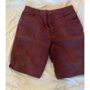 Vintage Sostanza Contemporary Apparel jorts/ short maroon/ red distressed  36